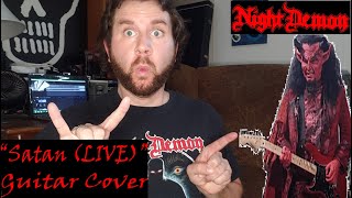 NIGHT DEMON - &quot;Satan&quot; (Live Darkness) Guitar Cover