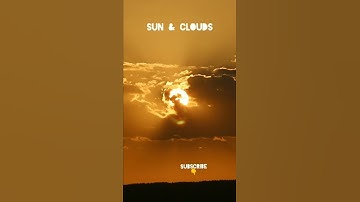 sun & clouds #shorts #cloudstimelapse #sunset #timelapse