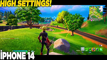 İphone 14 Fortnite Chapter 6 High 60FPS Apple A15 Bionic