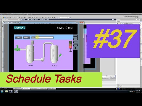 Schedule Tasks in WinCC TIA Portal || WinCC Programming Lectures for Beginners