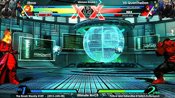 The Break #189   UMvC3 W1   JRosa VS VS QuanTheDon
