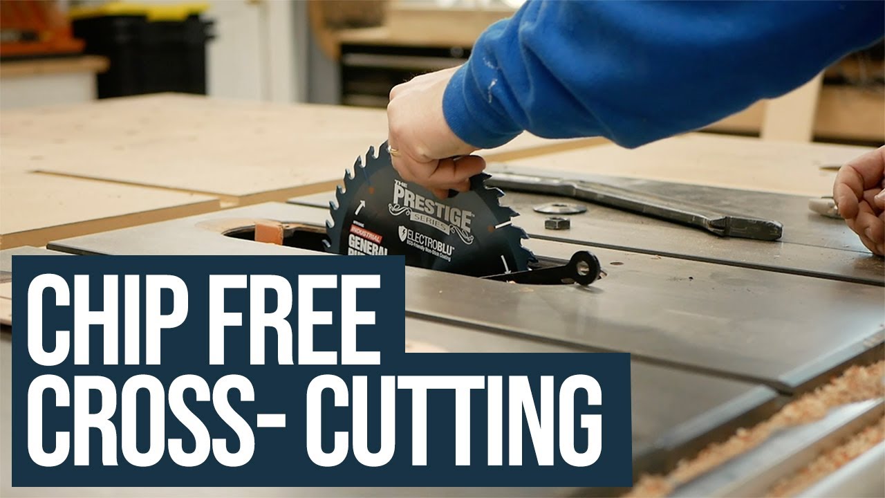 Cross-Cutting Plywood - Chip Free - YouTube