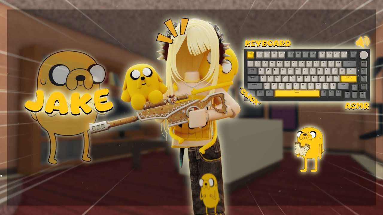 PLAYING MM2 AS JAKE *Keyboard ASMR*