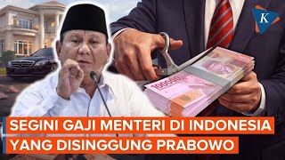 How Much Salary Did Prabowo Mention in the Indonesian Minister's Salary Cut Rumor?