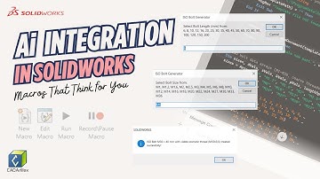 AI in SOLIDWORKS: Create Parts Automatically Using Smart Macros!