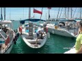 Sailboat mooring in the port of Pythagorion - Samos island, Greece/Ελλάδα (HD 1080p)