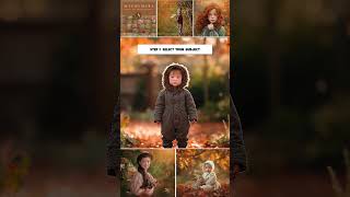 From busy to buttery bokeh… watch this! 🍁 #autumnportraits #fallphotography