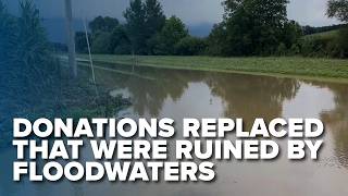 Thousands of donations ruined by floodwaters now replaced for Perry County victims