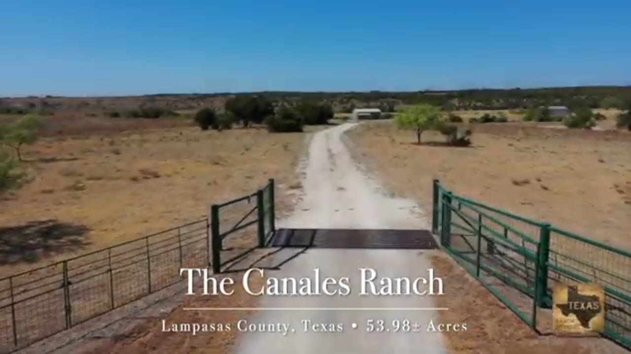 The Canales Ranch Lampasas, TX 58+ Acres YouTube