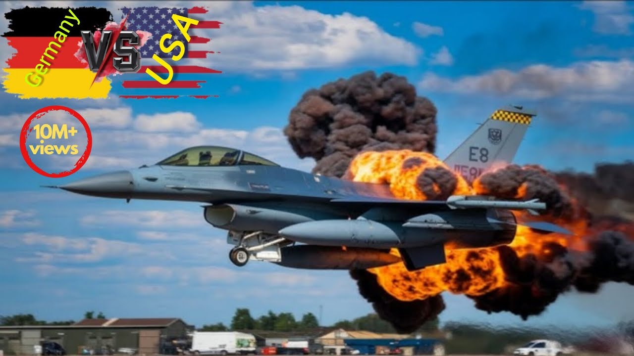 "American Jet Power vs German Engineering – Epic Dogfight!" 