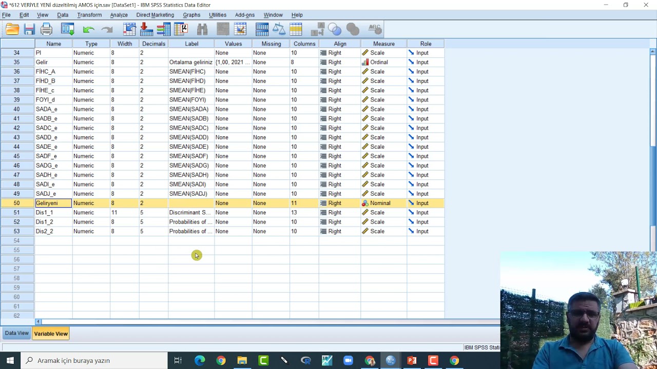 Diskriminant Analizi - Ayırıcı Fonksiyon Analizi (SPSS uygulamalı)