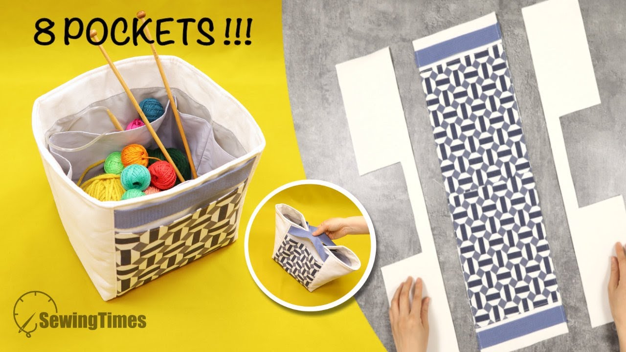 💕Super Easy - DIY Trinket Tray  Sewing Projects For Scrap Fabric - Cute  Baskets [sewingtimes] 