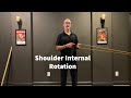 Pre-habilitation exercise sequence for the shoulders