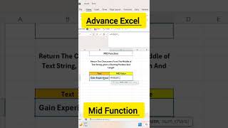 Master the Excel MID Function | Extract Text Easily