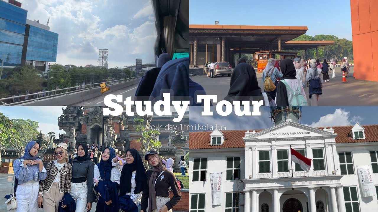 STUDY TOUR VLOG ||⛴️ goes to jakarta,jogja,malang! tour day 1-2: tmii & kota tua | part 1