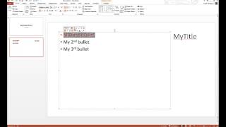 How to Format Text in PowerPoint