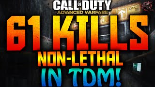 Advanced Warfare - 61 KILLS NON-LETHAL IN "TEAM DEATHMATCH" (SOLO) - Old Zombies!