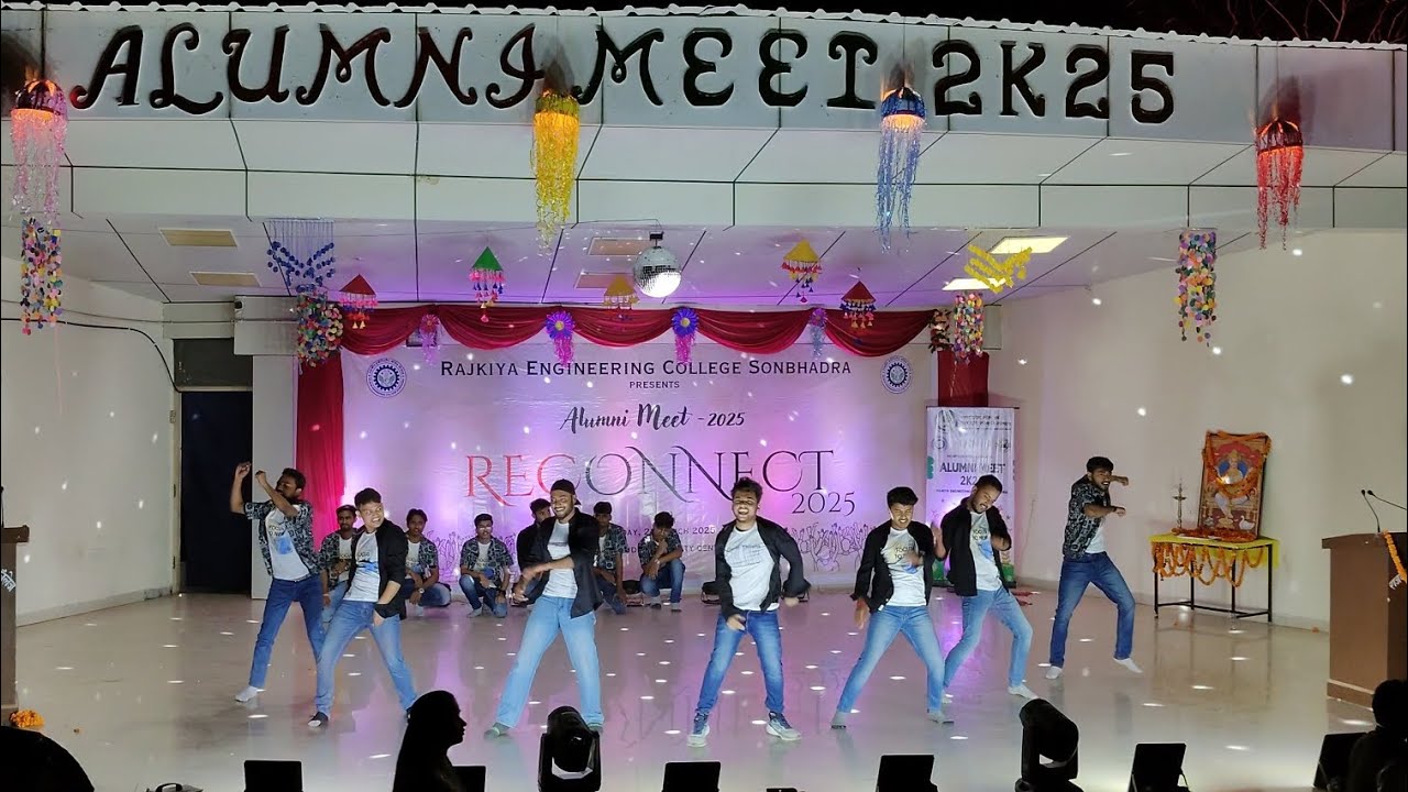 Boys Group Dance | ALUMNI Meet-2025 | RECONNECT 2025 | REC sonbhadra Vlogs