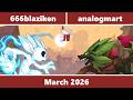 JV League Rivals - March 2026 - 666blaziken (Ori) vs analogmart (Sylvanos) - Rivals 1 Round Robin