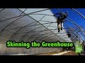 Skinning the Greenhouse and Huge Aqauponics Build Announcement