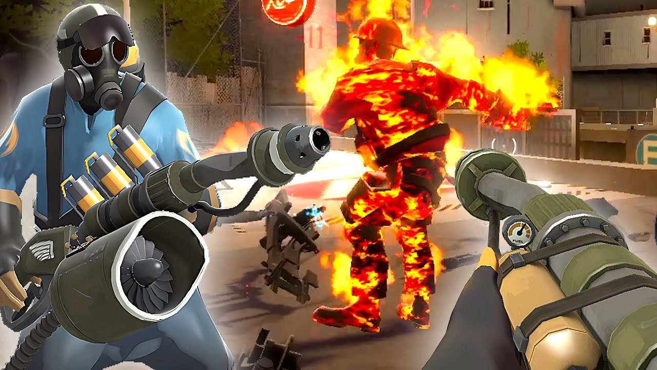 Team Fortress 2 Classic Pyro Gameplay