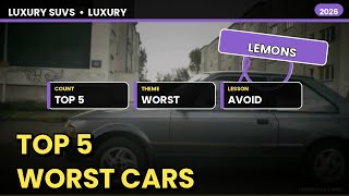 Top 5 Worst Cars Ever Made