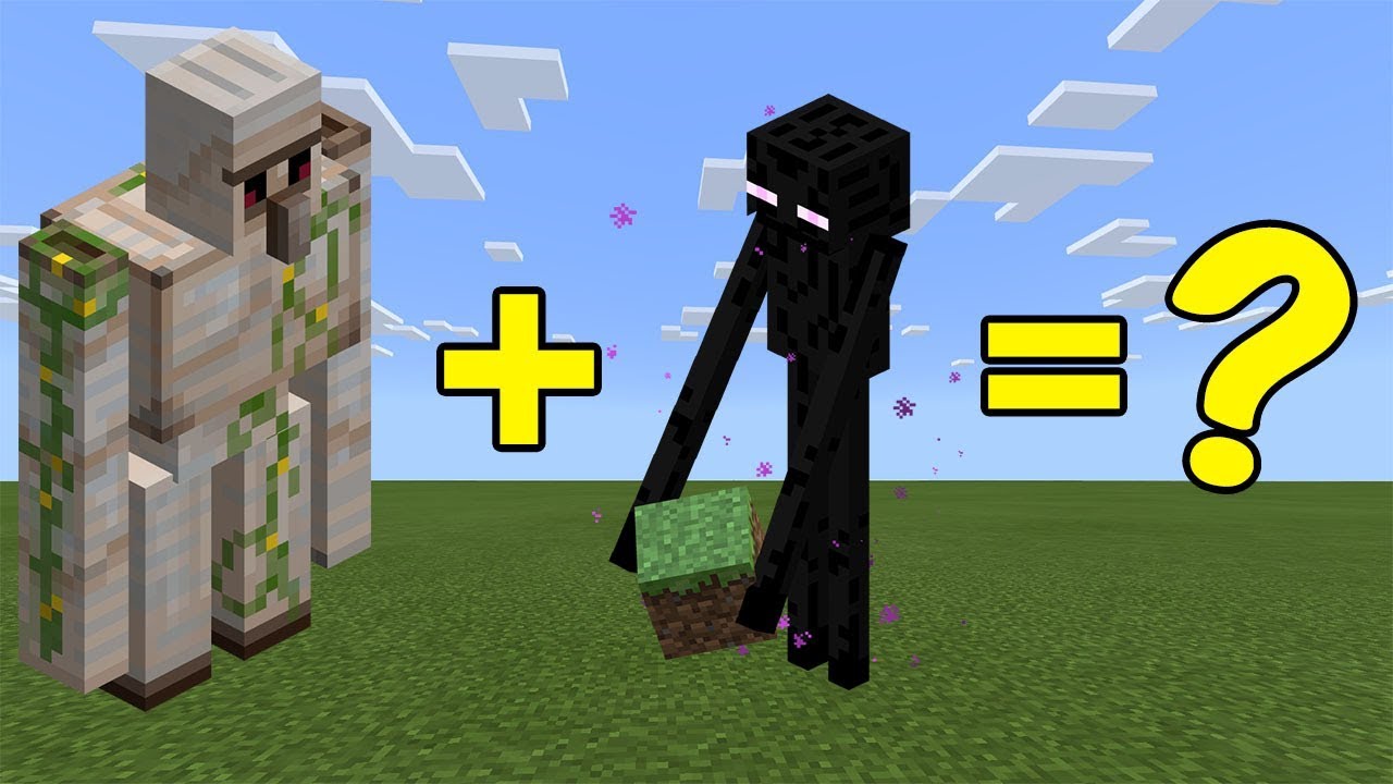 I Combined An Iron Golem And An Enderman In Minecraft Heres What 