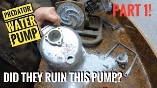 Predator 79cc Gas Water Pump Repair: Part 1! What Did They PUMP With This Thing!