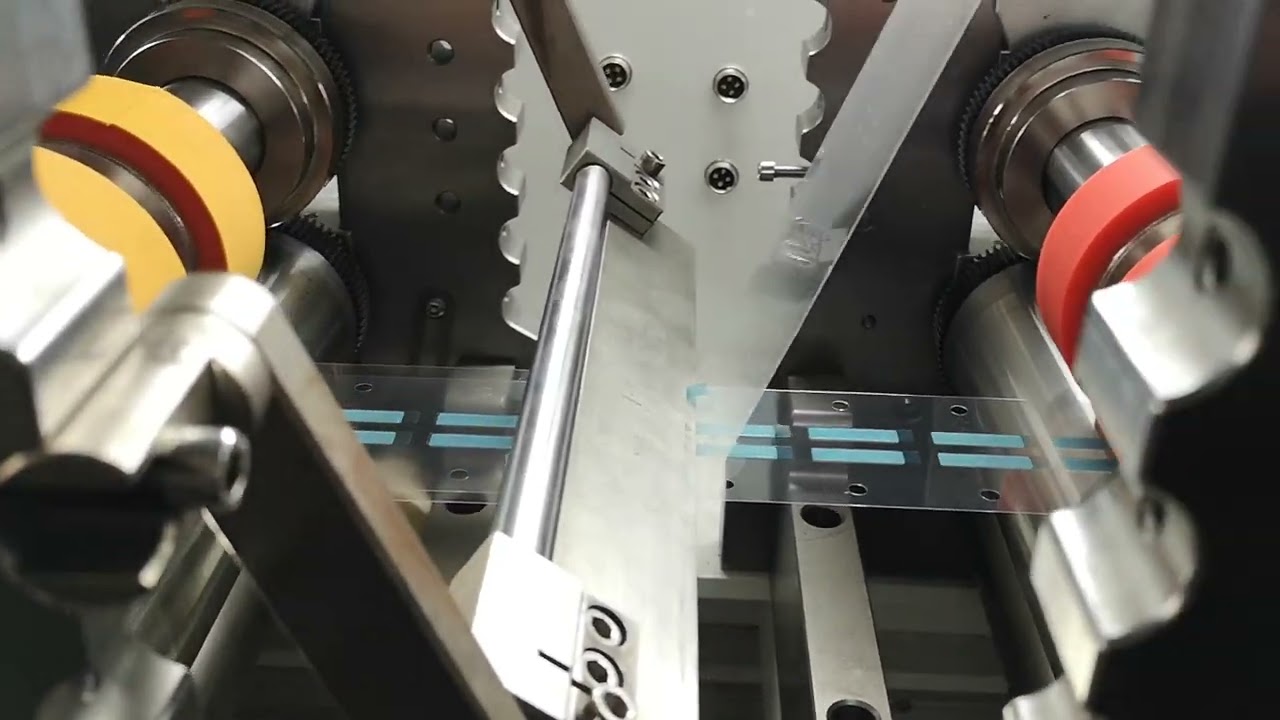 Rotary die cut Nitto gap laminate make sure blue liner accurate size