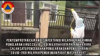 BPBPK PROV KALTENG - Cegah Covid-19, Lakukan Penyemprotan Disinfektan