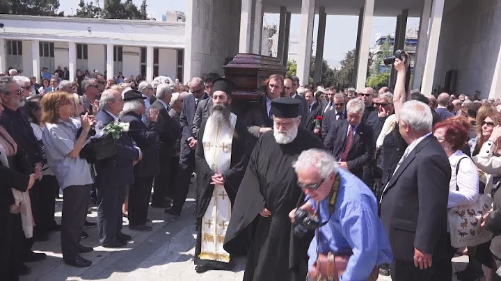 Το τελευταίο αντίο στον Άγγελο Δεληβορριά