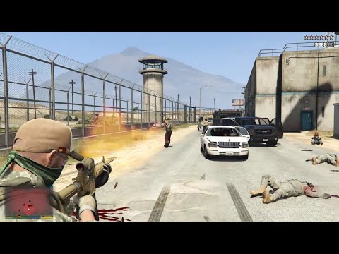 GTA 5 RDE 4.0.1 - Prison Assault + Ten Star Escape