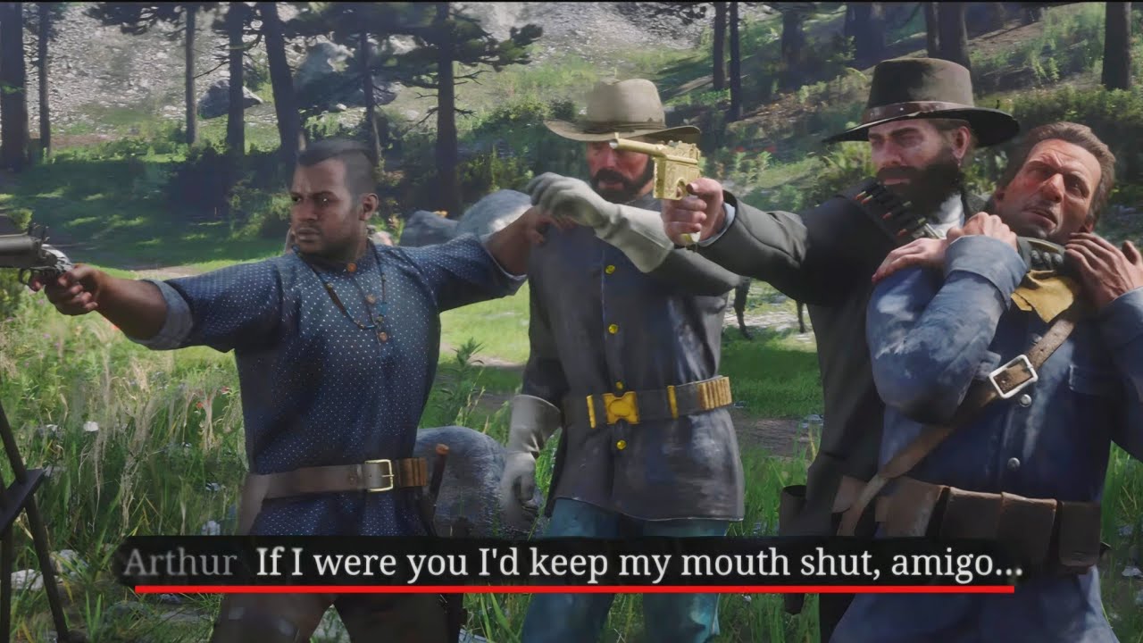 Arthur's quick decision to pull this move saved Captain Monroe's life | Rdr2
