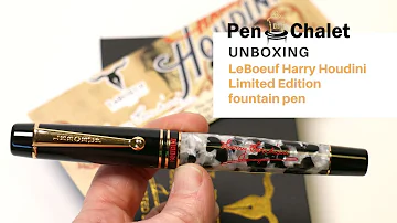 Unleash the Magic of LeBoeuf's Houdini Fountain Pen: Unboxing