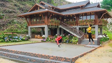 Complete Log Cabin Transformation Anti Mold Wooden House Built Solo in 60 Days