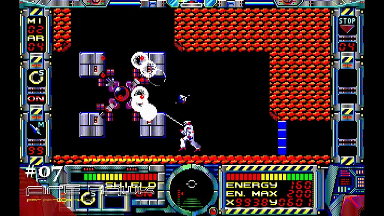 Play】PC-8801 FIRE HAWK（ファイヤーホーク）#07 レトロゲーム - YouTube
