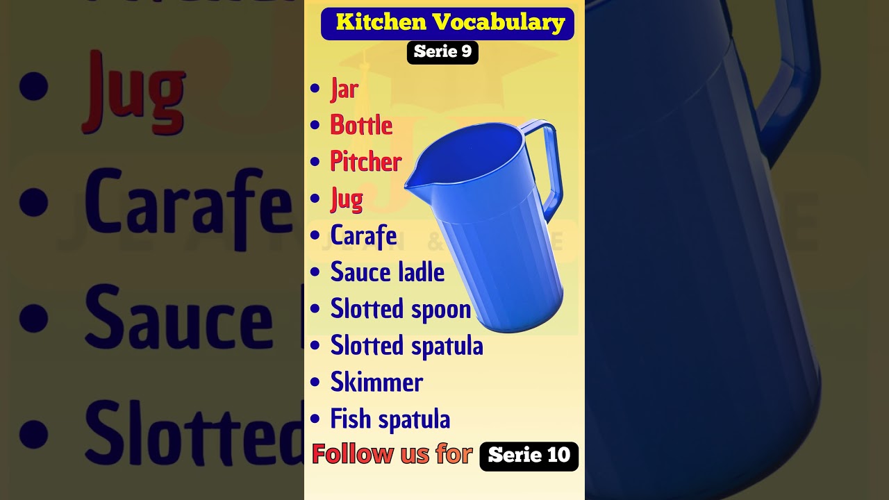 Learn Kitchen Vocabulary in English FAST 🍳 | Listen & Repeat with Jean & Fabie (9/30 Series)