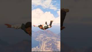 Skydiving GTA 5 - 4K Gaming #shorts #youtubeshorts #gaming #gta5