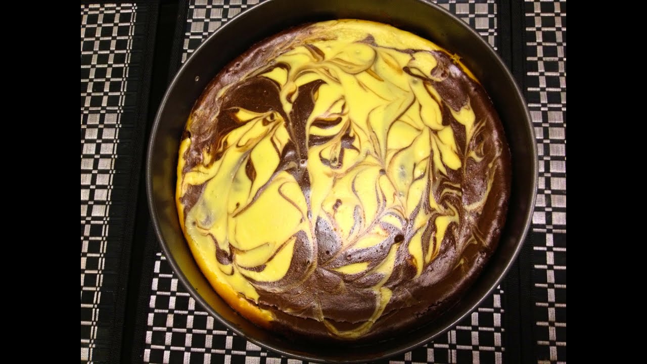 Swirl Chocolate CheeseCake Disha's Bangla recipe YouTube