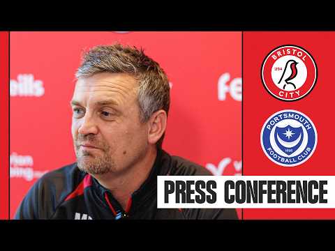Michael Skubala press conference | Bristol City vs Portsmouth