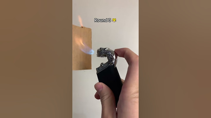 Cardboard vs Lighter 🔥