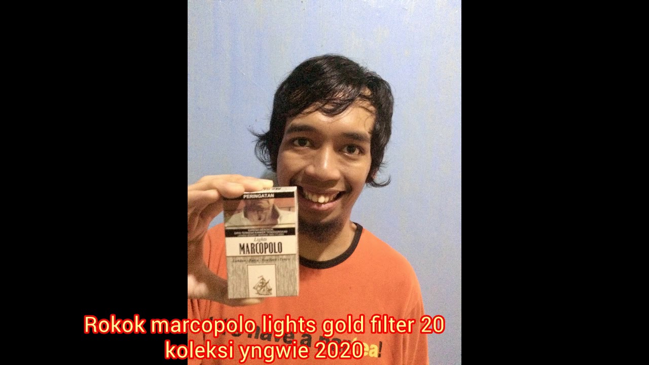 Rokok marcopolo lights gold filter 20 koleksi yngwie 2020 - YouTube