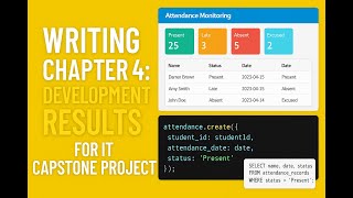 Writing Chapter 4 for IT Capstone Project | Development Phase Results (Part 2 of 3)