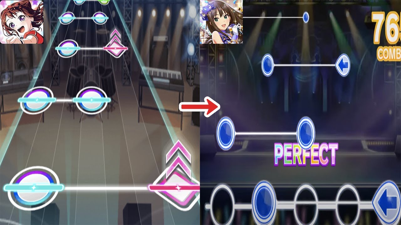 【バンドリ/뱅드림】 육조년 익스 채보가 데레스테에 나온다면?