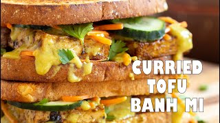 Curried Tofu Banh Mi With Quick Pickled Veggies, Coconut Curry Sauce Vegan Richa Recipes