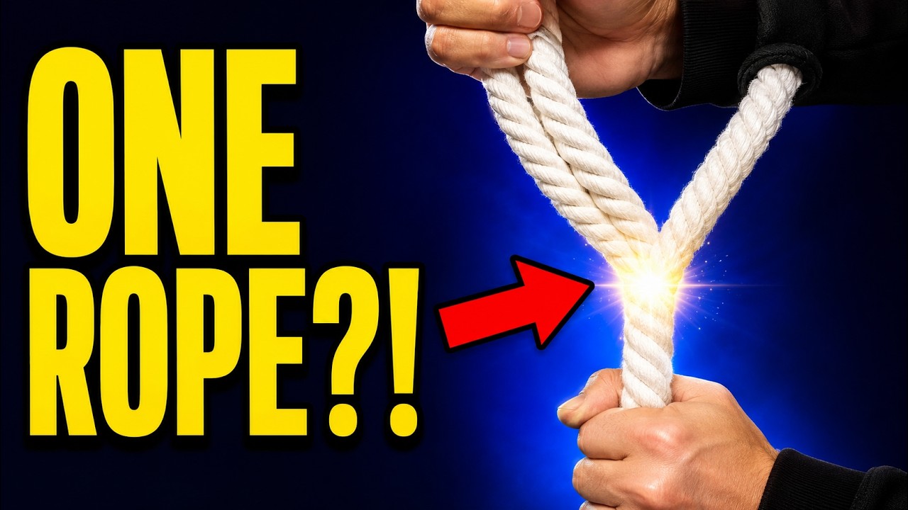 2 Ropes Become 1 Rope | Impossible Rope Restoration Magic Trick - YouTube