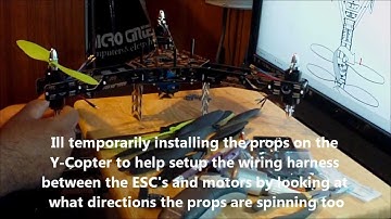 Fyetech Scorpion Y6-copter completed buildup part #2
