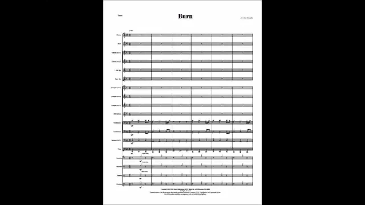 Burn Marching Band Arrangement YouTube