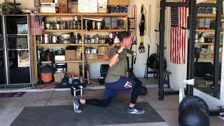 Back Loaded Barbell Split Squat