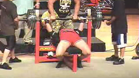 Becca Swanson Benches 551 lbs